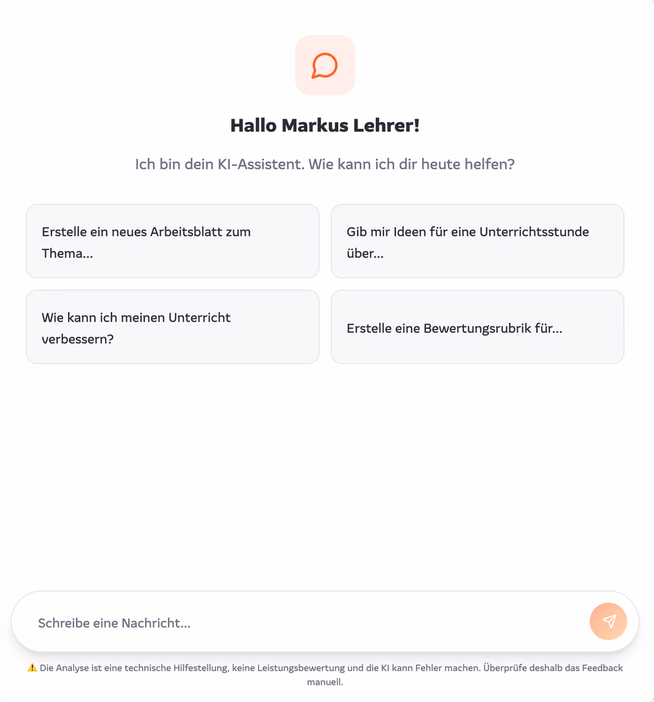 Skillsquare Tutor-KI Chat
